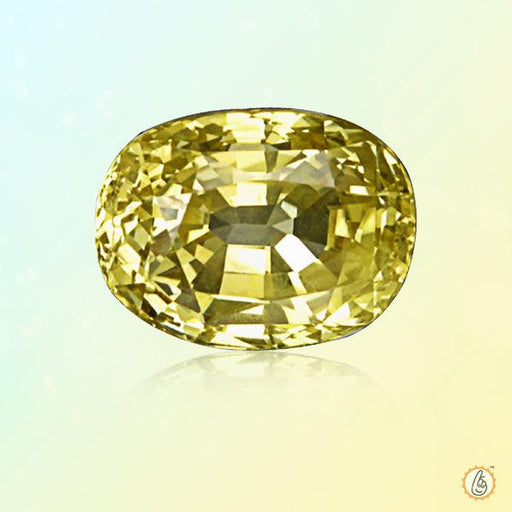 Yellow sapphire soft-square BTYS101GSM - BrahmatellsStore