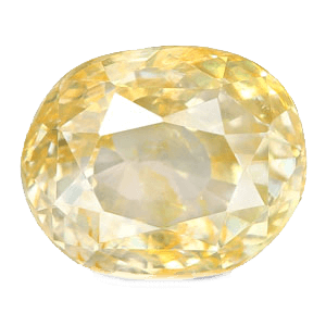 Yellow sapphire soft-square-daffodil BTYS111GSM - BrahmatellsStore