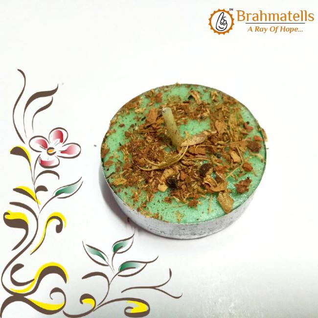 Green Tea Light Candle - BrahmatellsStore