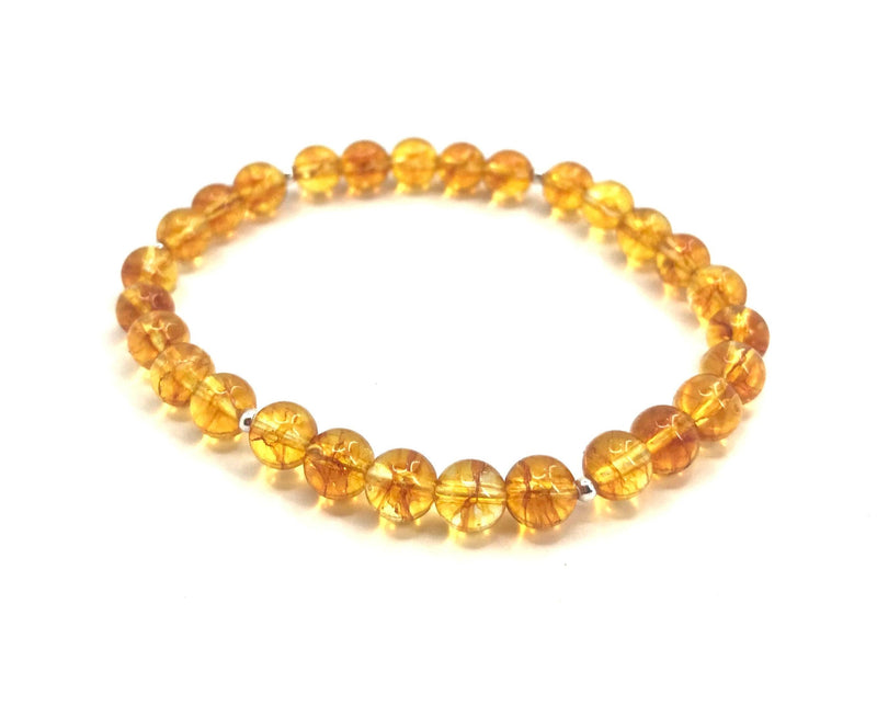 Natural Amber Healing Bracelet | Brahmatells - BrahmatellsStore