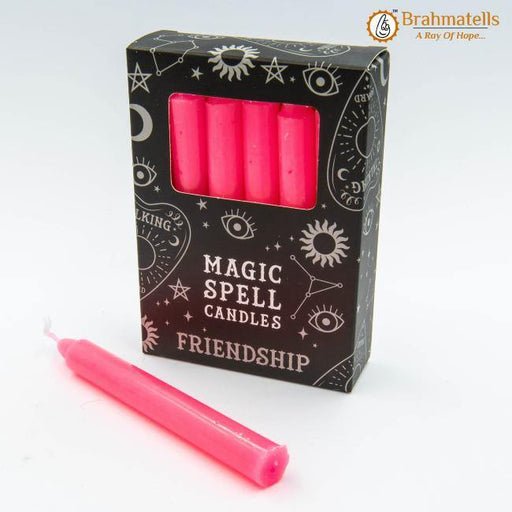 Pink Friendship Spell candles set of 10 - BrahmatellsStore