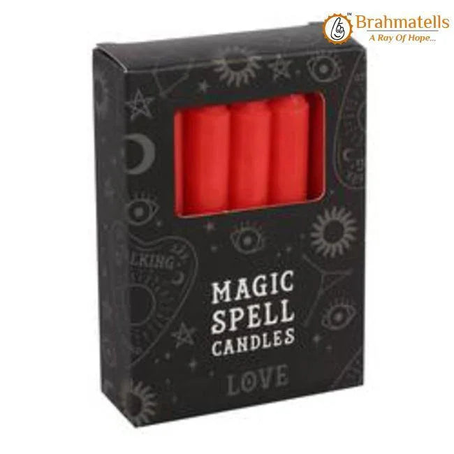 Red Love Spell Candle Pack of 10 - BrahmatellsStore