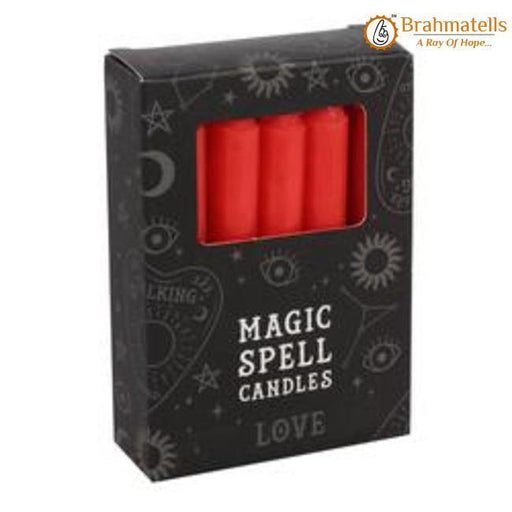 Red Love Spell Candle Pack of 10 - BrahmatellsStore